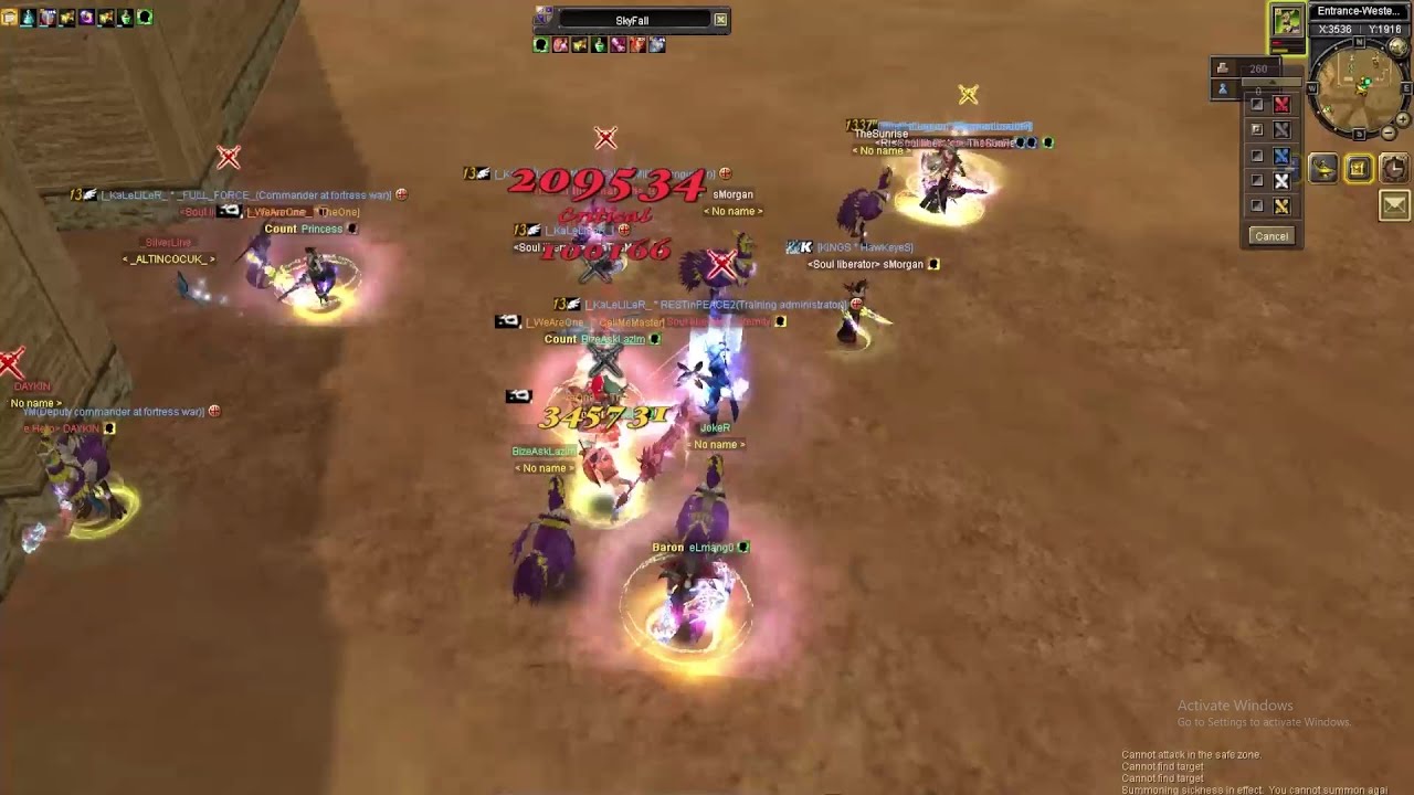Silkroad Online - Theia- Immortals -Joker - Cape isnt allowed at dw, only Kings WTB New Strong Enemy