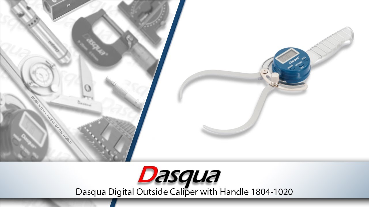 DASQUA DIGITAL OUTSIDE CALIPER WITH HANDLE 0-150MM / 0-6&Prime; 1804-1020 (RDG TOOLS)