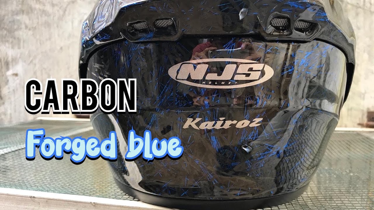 Ngarbon Helm NJS Kairoz forged blue