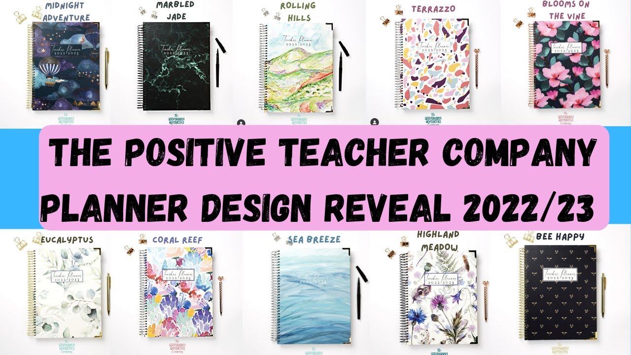 The Positive Teacher Company Teacher Planner Design Reveals + MY CHOICE 2022/23