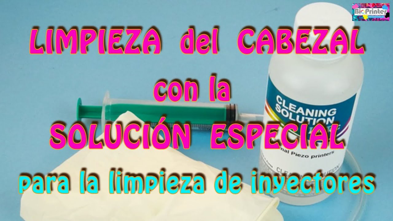 LIMPIEZA CABEZAL BROTHER DCP-165C CON LIQUIDO ESPECIAL PARA CABEZALES DE INYECCIÓN. ACTUALIZADO 2024