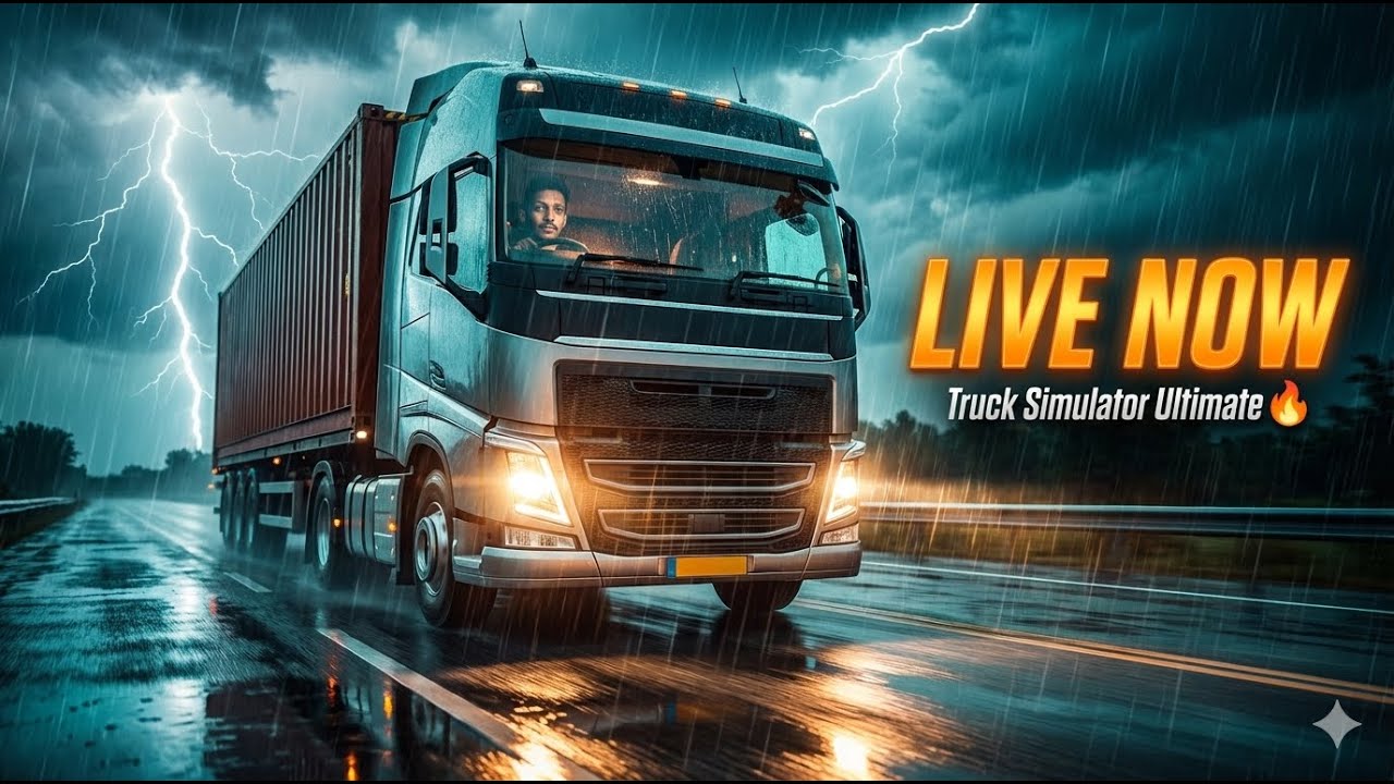 🔥 “Truck Simulator LIVE — Extreme Highway Run! High Speed Driving Challenge 🚚💨”
