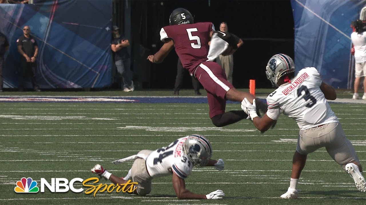 Highlights: Howard Bison dominate Morehouse Maroon Tigers | HBCU NY Football Classic | NBC Sports