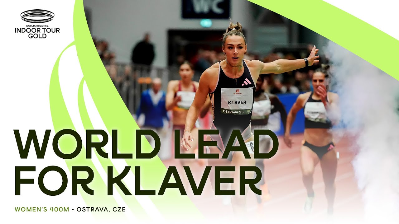 Klaver opens season with 400m world lead 🔥 | World Indoor Tour 2025
