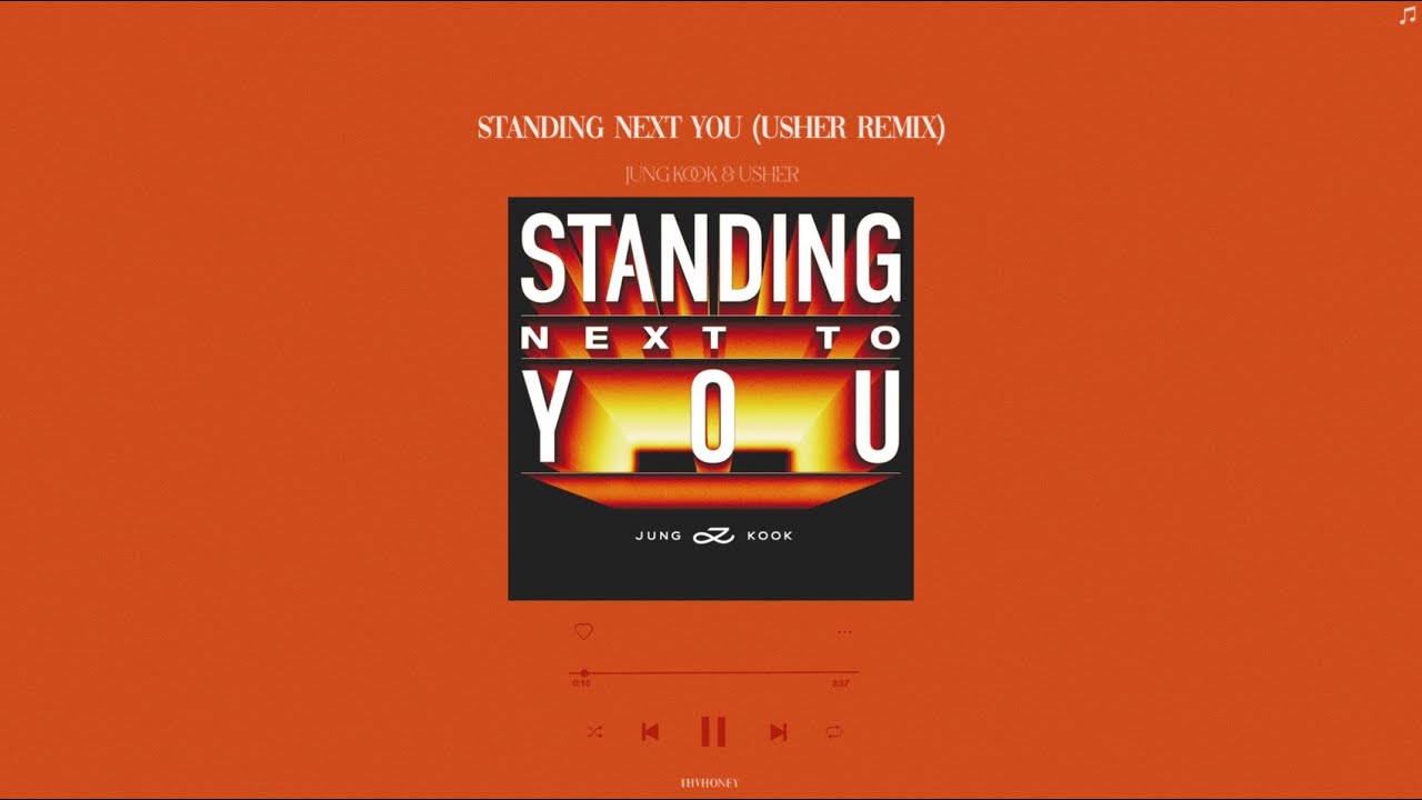 jungkook & usher - standing next to you (usher remix) (sped up + reverb)