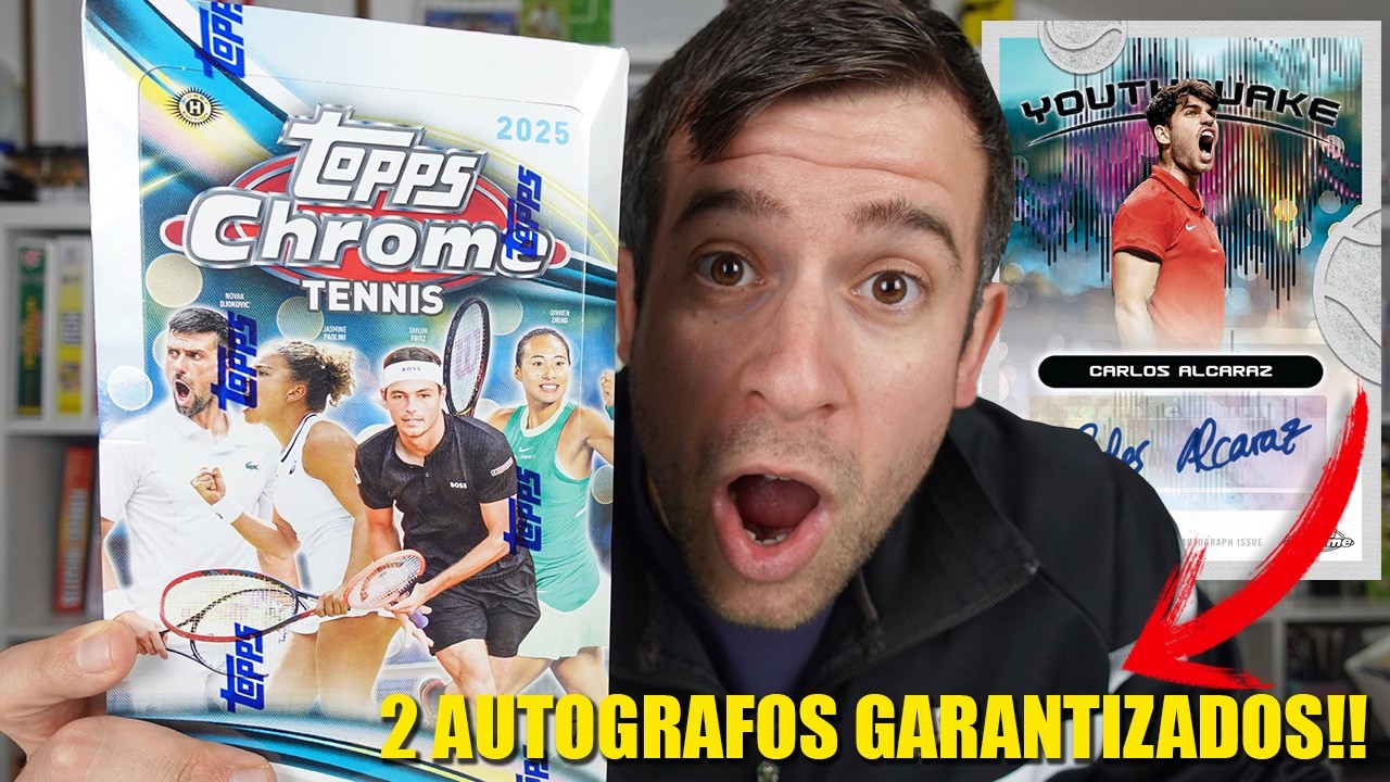 ESTA CAJA TRAE 2 AUTÓGRAFOS GARANTIZADOS!! | TOPPS CHROME TENNIS 2026