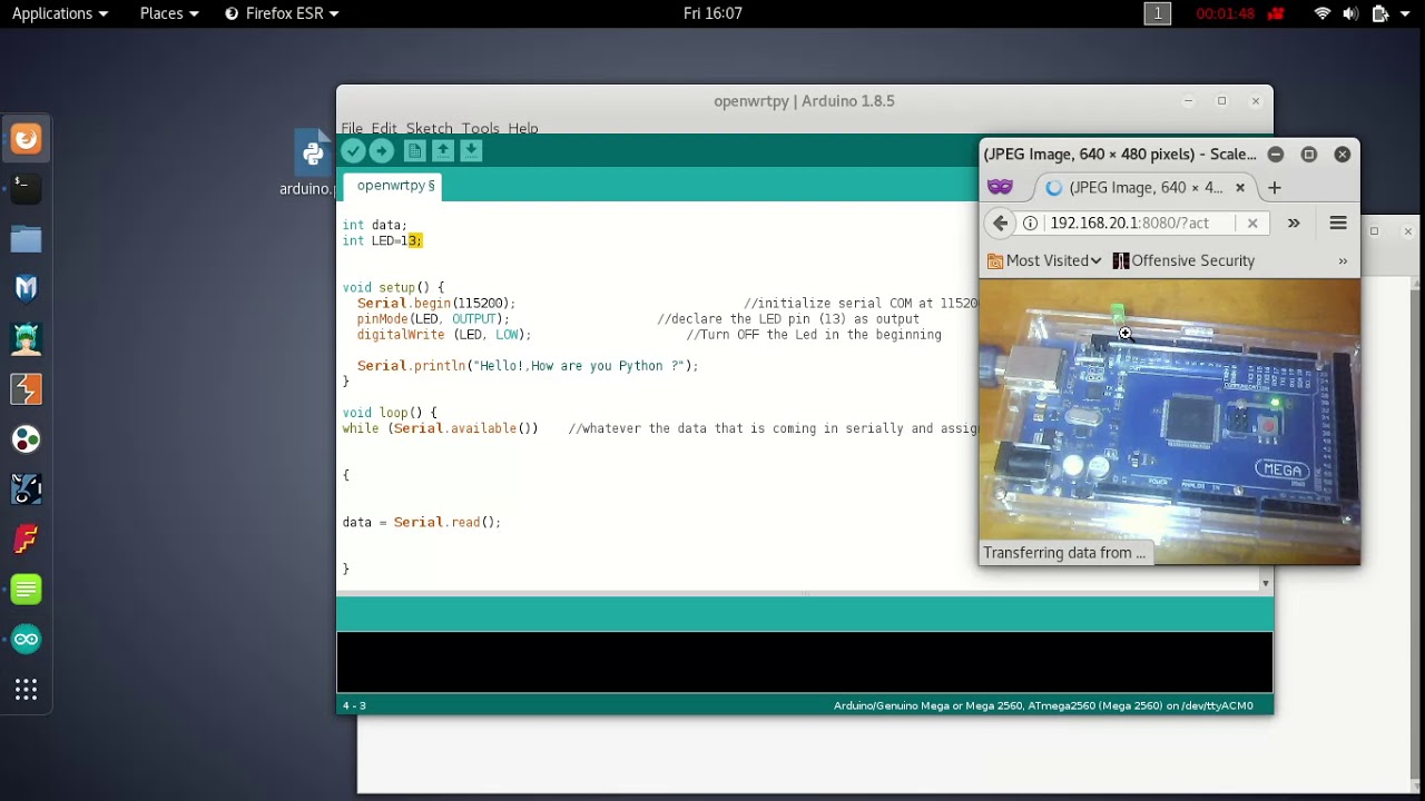 Programming Arduino Mega Using Python!!!