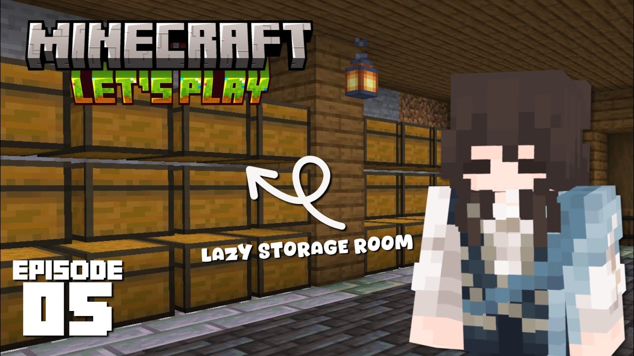I'm Back and I Lazily Built a Storage House | Minecraft Let's Play Ep. 5