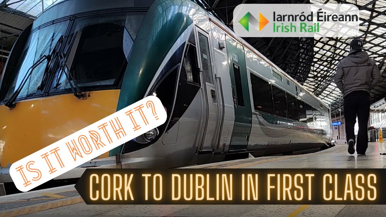 REVIEW: Irish Rail FIRST CLASS Train Experience | Ireland by Train - How expensive is it?