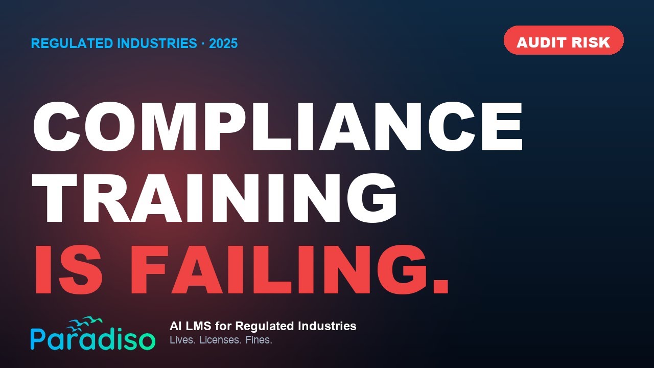 Why Compliance Training Is Failing &mdash; And How AI LMS Fixes It