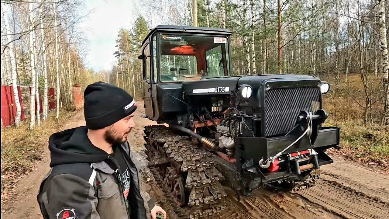 ДТ75 на японском V8 против ДТ75 Казахстан! Делаем внешку!