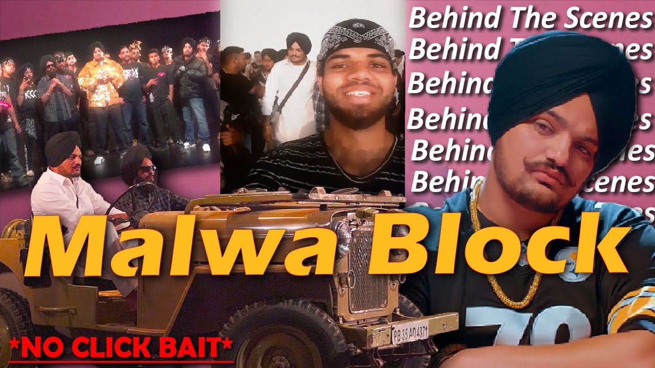SIDHU MOOSE WALA BEHIND THE SCENES | MALWA BLOCK | VLOG | Honey Bun Bun