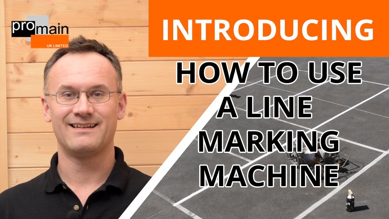 How To Use A Line Marking Machine To Paint Lines | Promain.co.uk