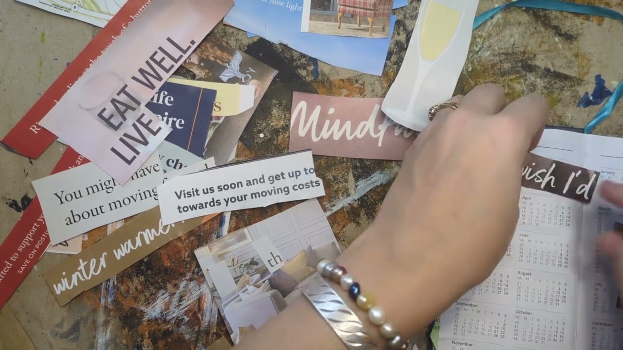 Slow Craft: Repurposing an Old Diary with Junk Flyers!