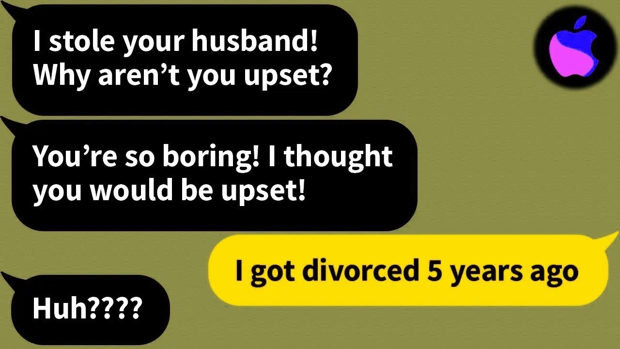 【Apple】 My husband's ex contacted me to brag that she had stolen him from me but...