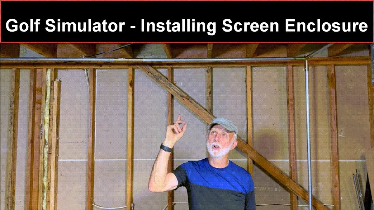 DIY Golf Simulator Enclosure Projector Screen - Tips, Tricks, Traps