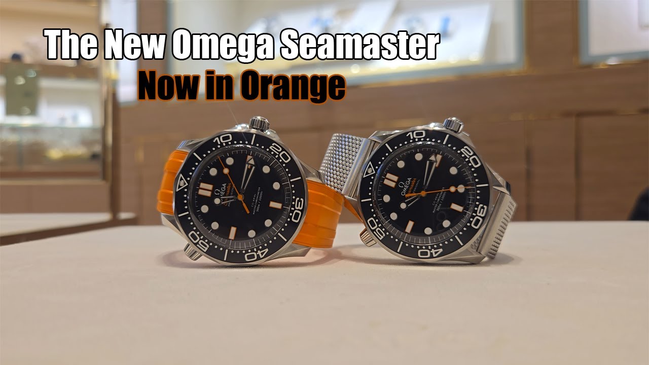 The New Omega Seamaster Diver with a touch of Orange: Hands-on Impressions