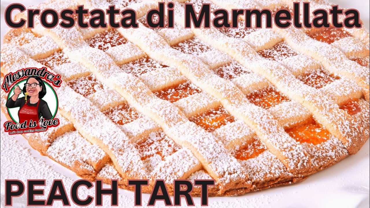 Learn to Bake Peach Tart Step by Step