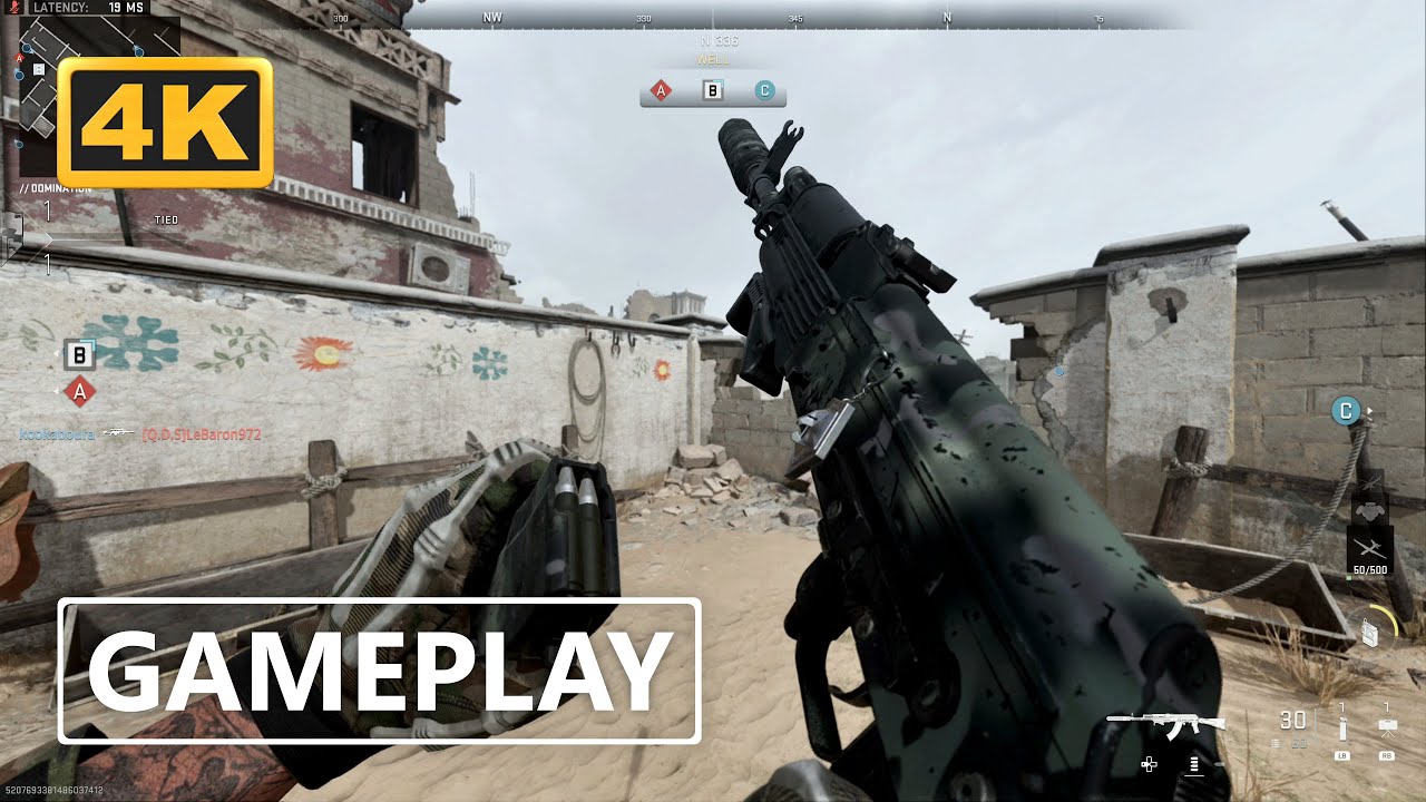 Call of Duty Modern Warfare 2 Multiplayer AK-103 (Kastov 762) Gameplay 4K
