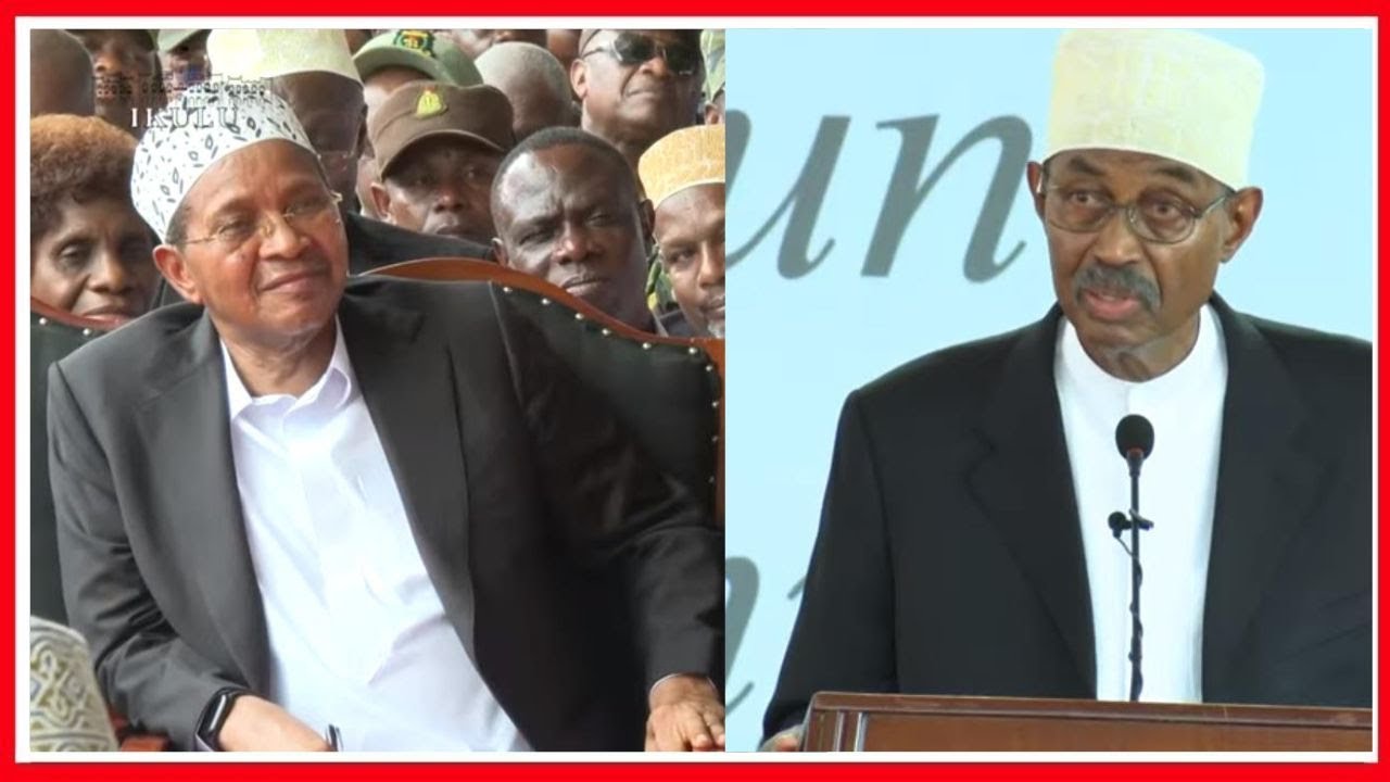 MANENO ya MSTAAFU KARUME YAMWINGIA MSTAAFU KIKWETE - ''TUMZIKE YEYE TU - FIKRA TUBAKI NAZO''...