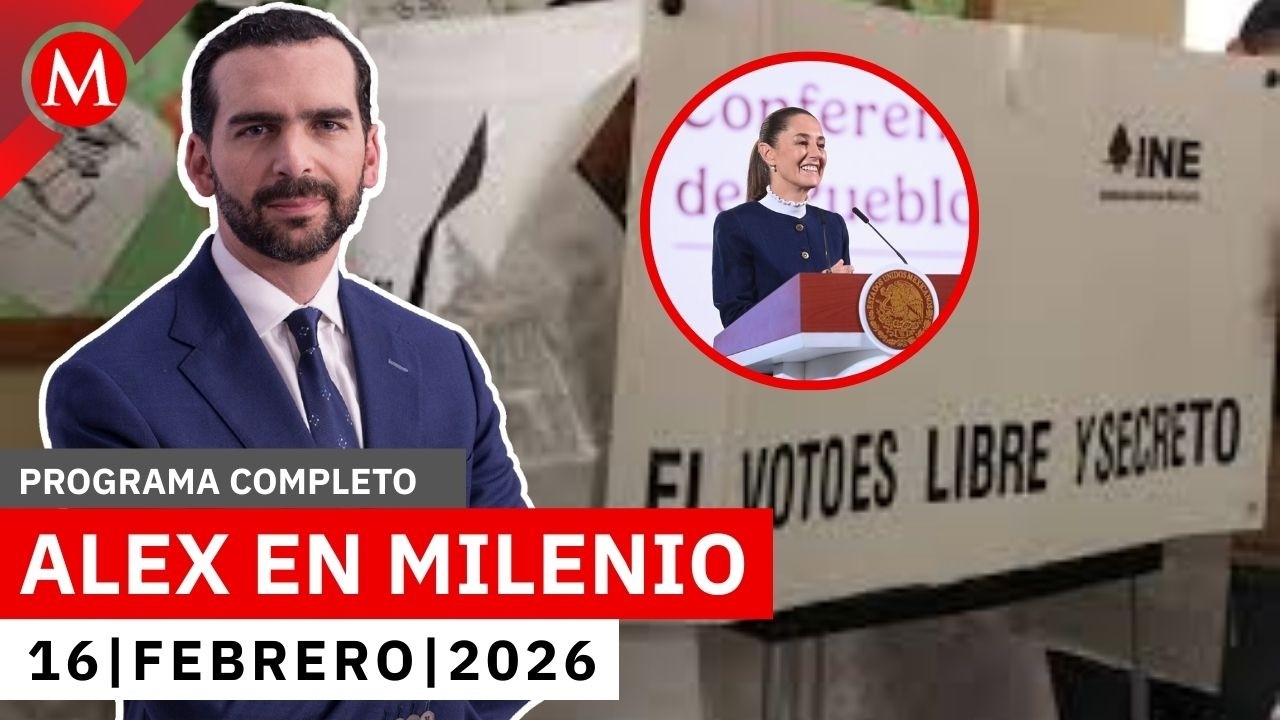Entregan proyecto de reforma electoral a Sheinbaum | Alejandro Domínguez, 16 de febrero 2026