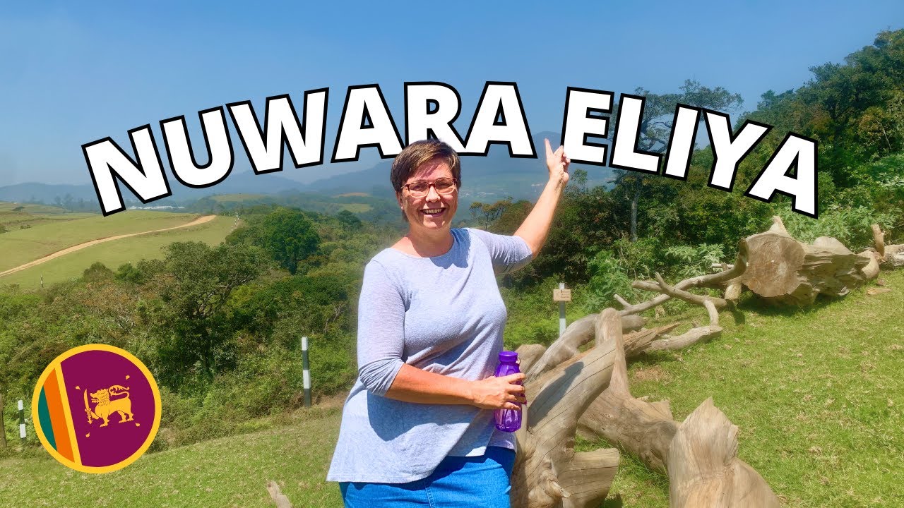 Nuwara Eliya ⛰️🇱🇰  Pointing at the tallest mountain in Sri Lanka