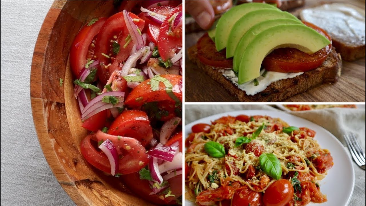 쉽고 맛있는 토마토 요리 3가지! 주말 브런치 메뉴로 딱이랍니다🍅 | 3 Easy and Yummy brunch menus!