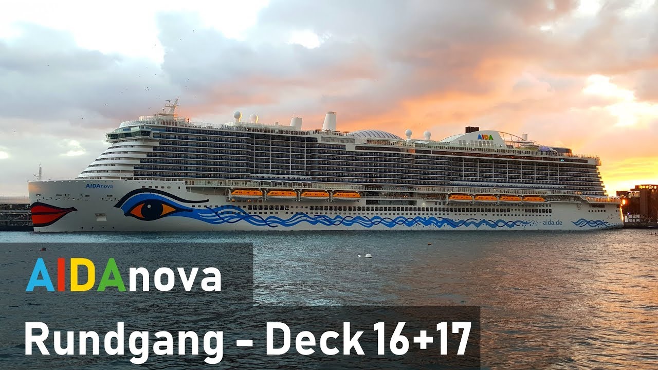 AIDAnova - Deck 16+17 - 360° Rundgang