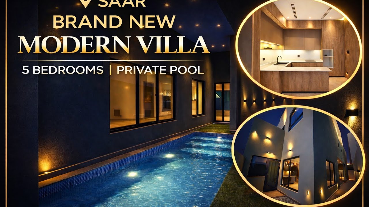 BRAND NEW ● MODERN ● 4BR ● PRIVATE POOL ● PRIME SAAR LOCATION