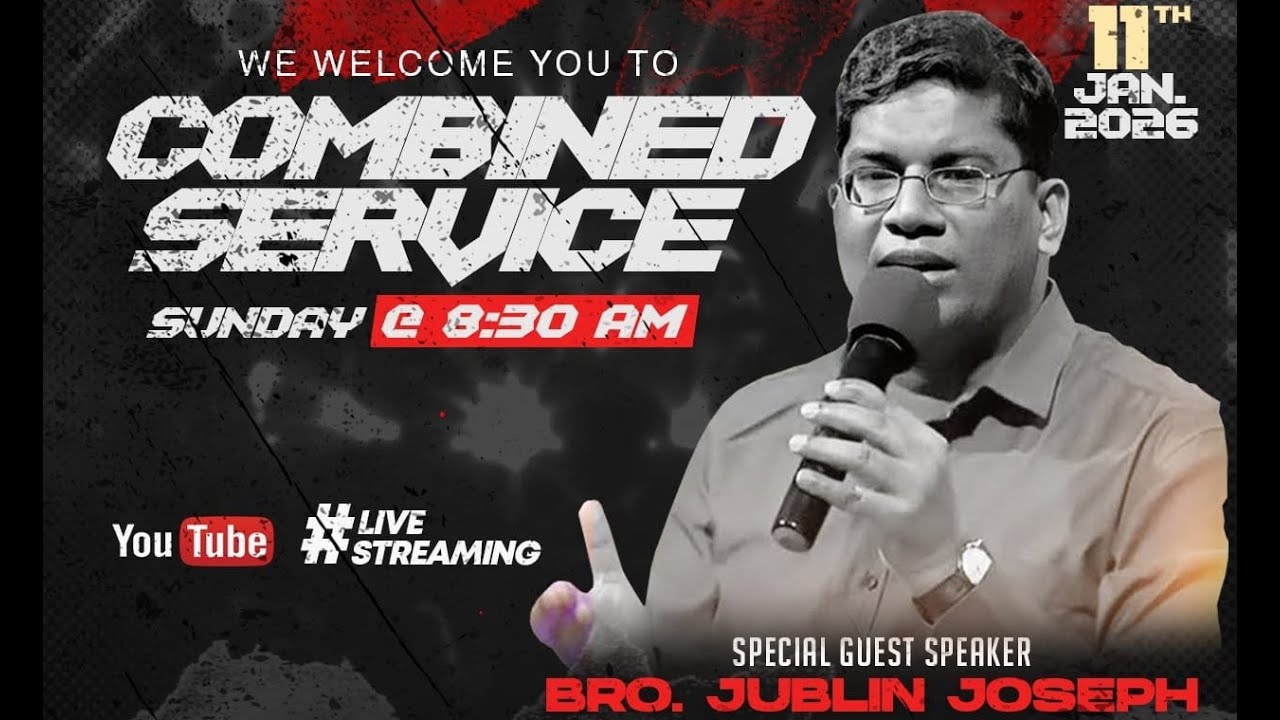 Sunday Service - Tamil Combined Service | 11-Jan-2026 | 8.30AM | Bro.Jublin Joseph | GOH MADURAI
