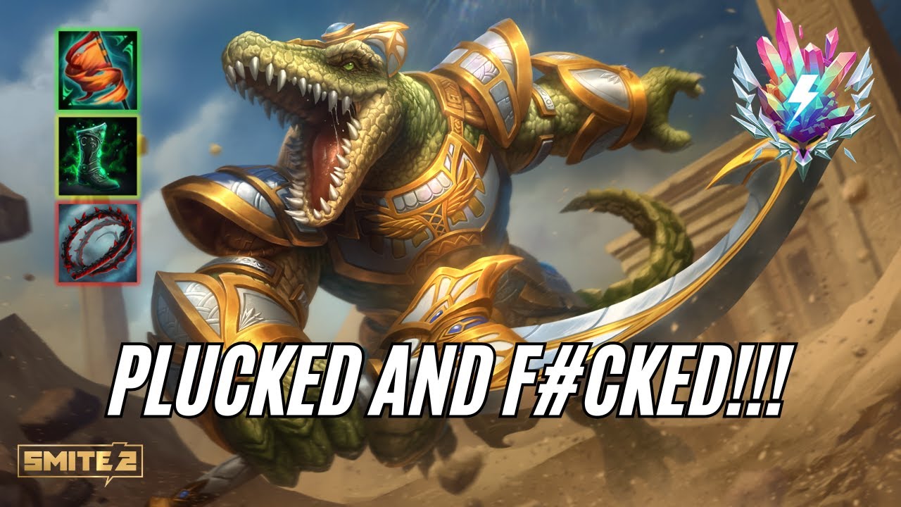 PLUCKED AND F#CKED!!! - Sobek Support Deity Smite 2 Ranked Gameplay