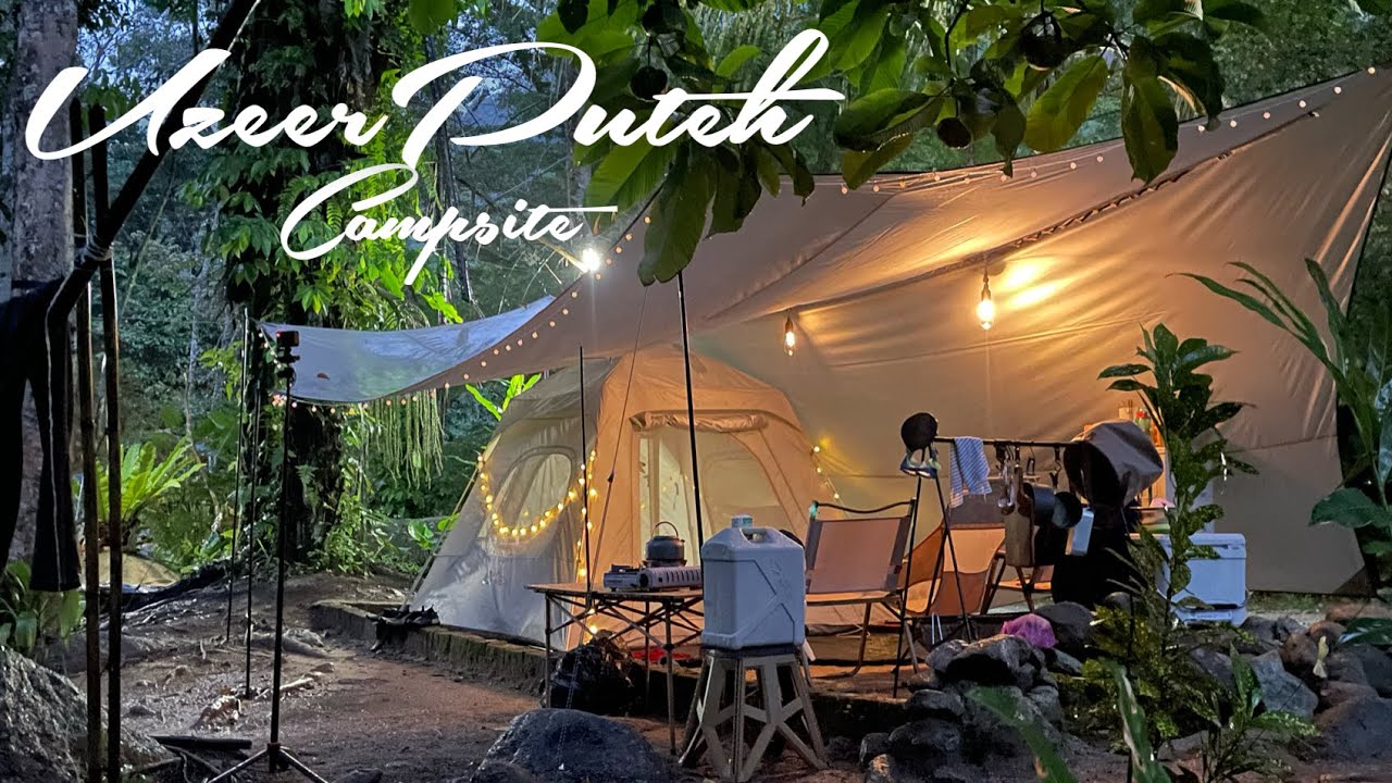 Vlog | Minimalist Camping at UZEERPUTEH CAMPSITE | Batu Kurau, Perak | Healing Syahdu