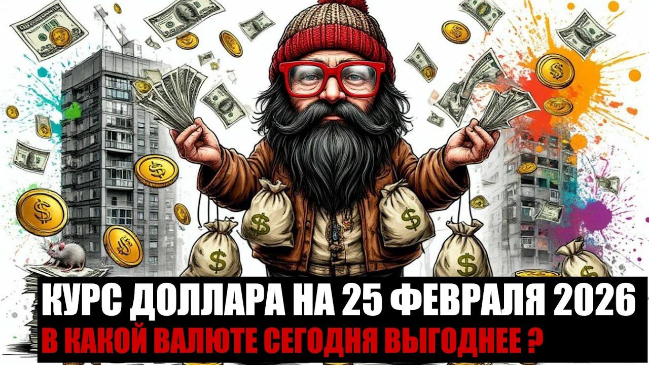 📊 Курс доллара сегодня 25 февраля 2026 , фондовый рынок США взорвет котировки .