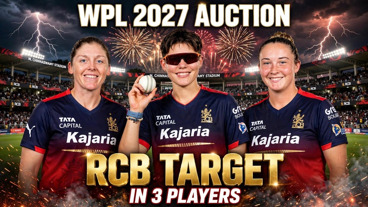 WPL 2027 RCB Target Player List | RCB WPL auction strategy | RCB new player entries in WPL #wpl #rcb