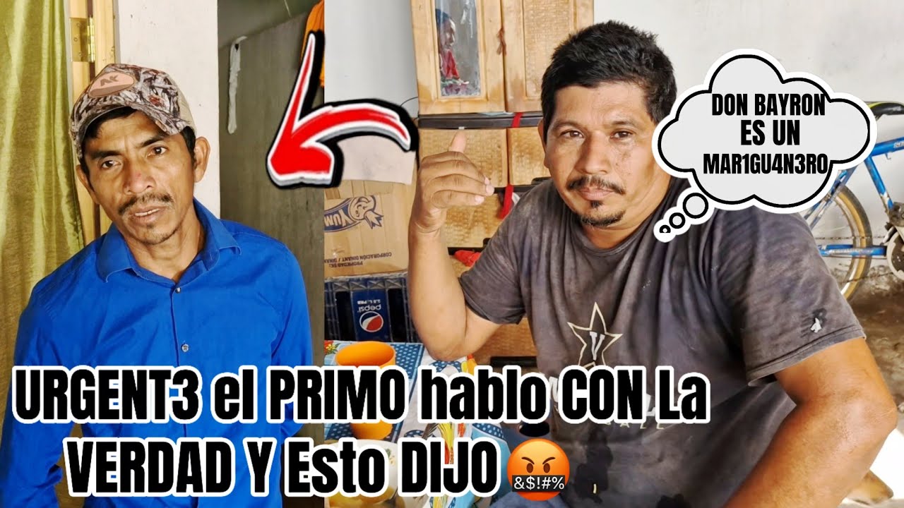 Todos estan siendo D3SCUBIERT0S el PRIMO muy alterado se atrevió decir esto de él.