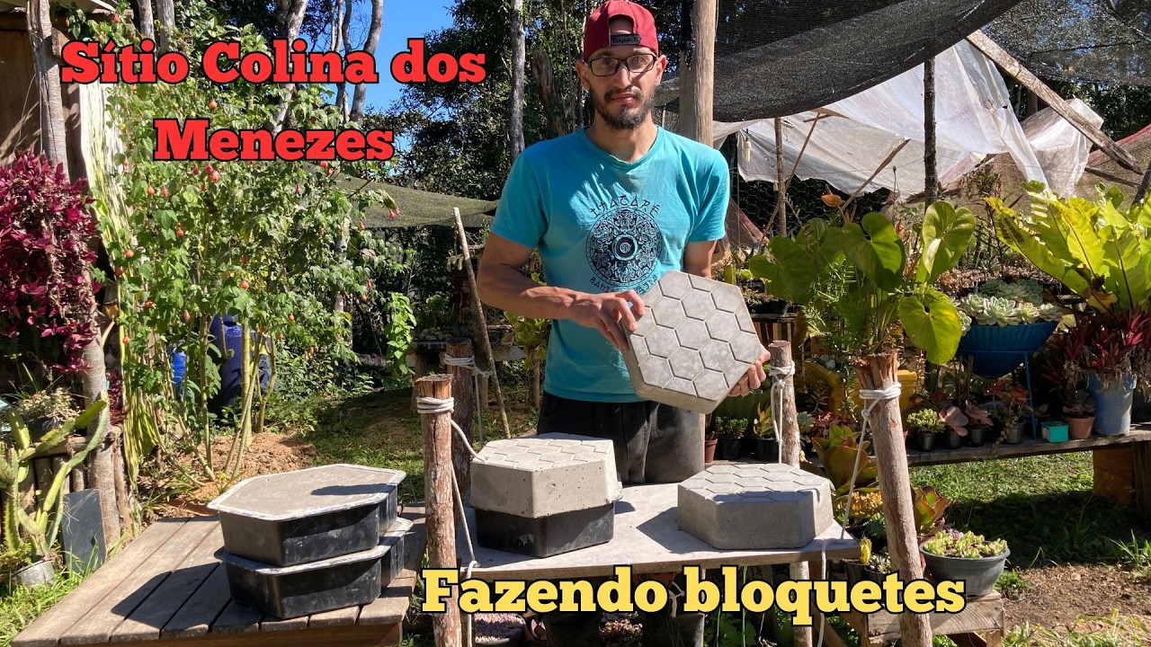 Sitio Colina dos menezes - Como fazer BLOQUETES fácil, em familia na simplicidade do sitio!