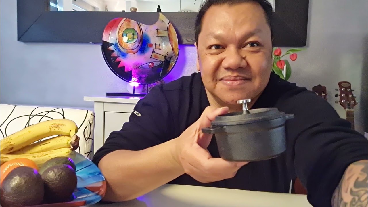 Unboxing Cocotte Cast Iron, Smallest Mini Dutch Oven 3,9 inch, Surinaamse Gerechten WongJawaSambel