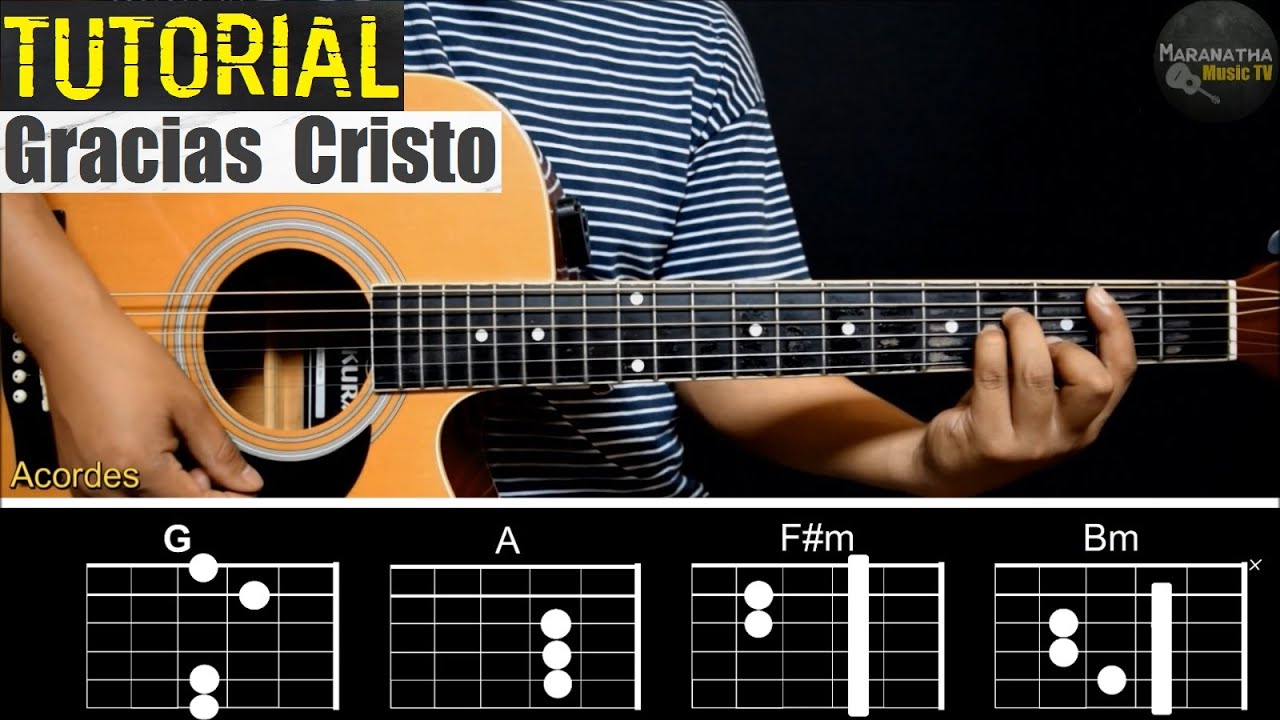 Gracias Cristo - Coritos Viejitos Pero Bonitos || TUTIRIAL GUITARRA | Acordes | Rasgueo