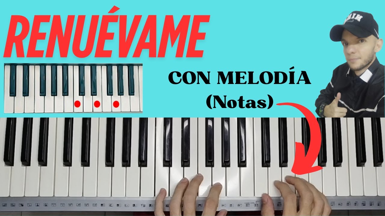 Aprende a tocar la Alabanza RENU&Eacute;VAME - Letra Acordes y Melod&iacute;a [Nivel B&aacute;sico]