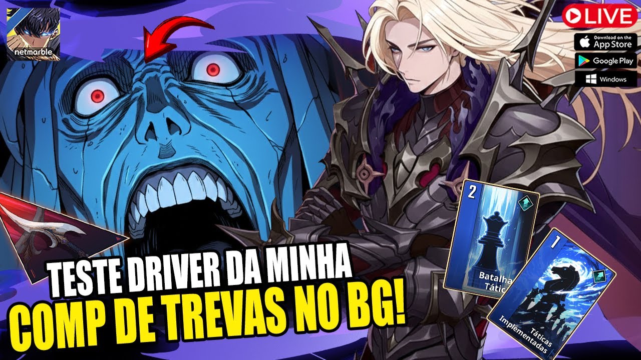 SOLO LEVELING ARISE - SUMMONS NO IGRIS - ATAQUE DO DIA NO PVP - TESTE DA COMP DE TREVAS NO BG!!