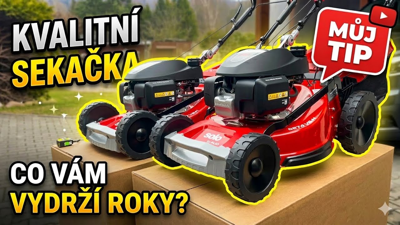 Kvalitní a silná sekačka co vydrží roky ?? 6-let záruka | Můj tip 👌
