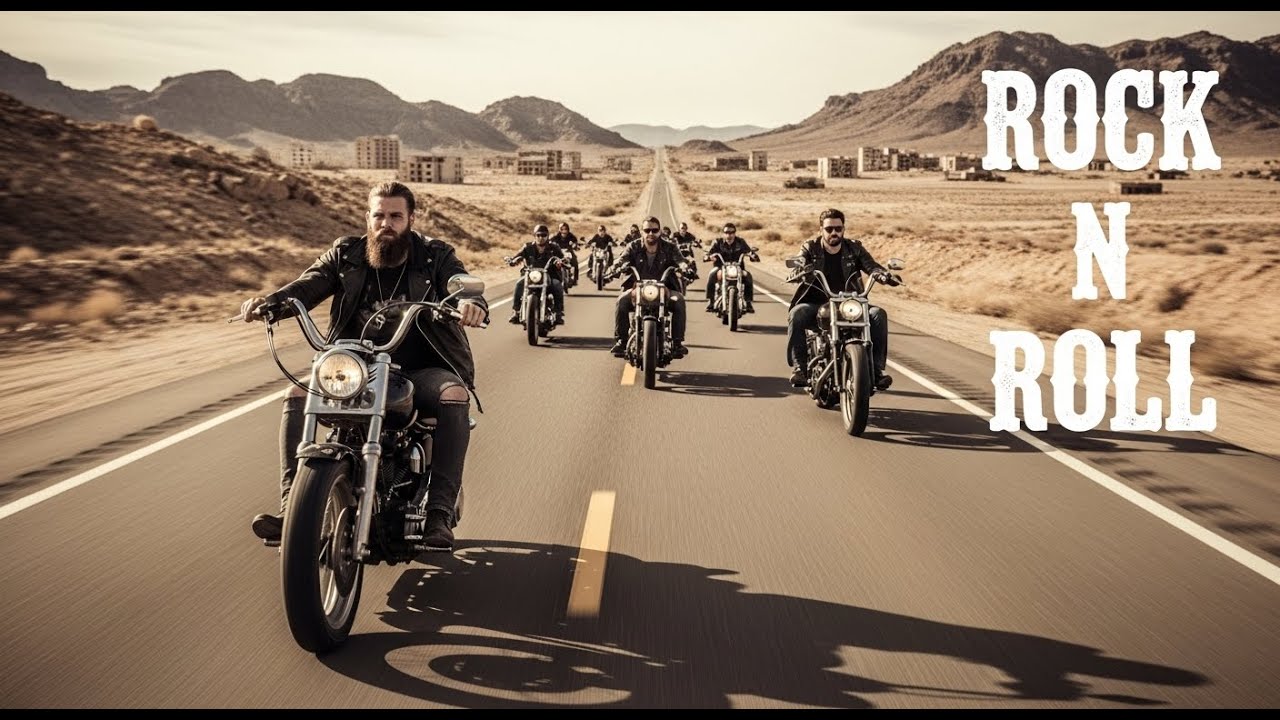 Best Music Rock N Roll 🎸 Rock N Ride 🔥 Outlaws of the Road | Rebels Born to Ride Free