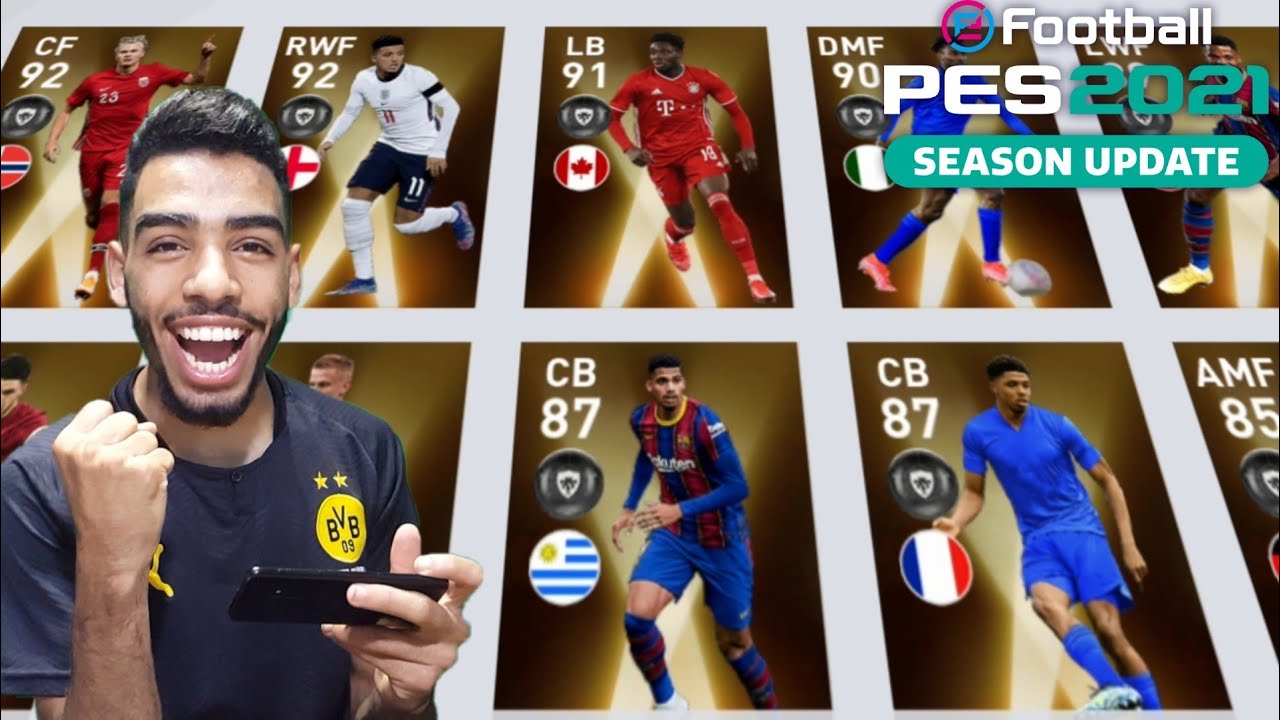 FANS' CHOICE : Young stars 🔥 pack opening pes 2021 mobile