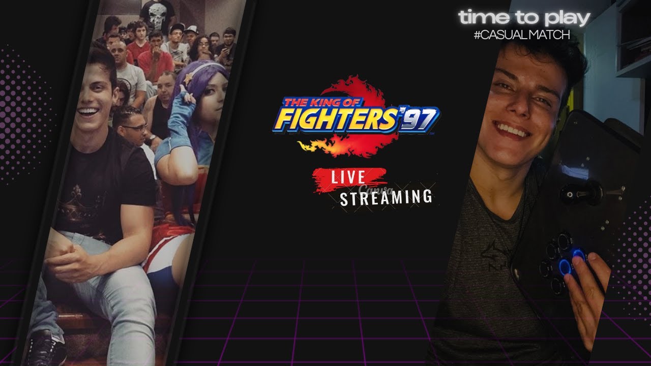 KOF 97 [LIVE]  何君kof97 [Brasil] John Yagami #retrogames #gotvg #fightcade