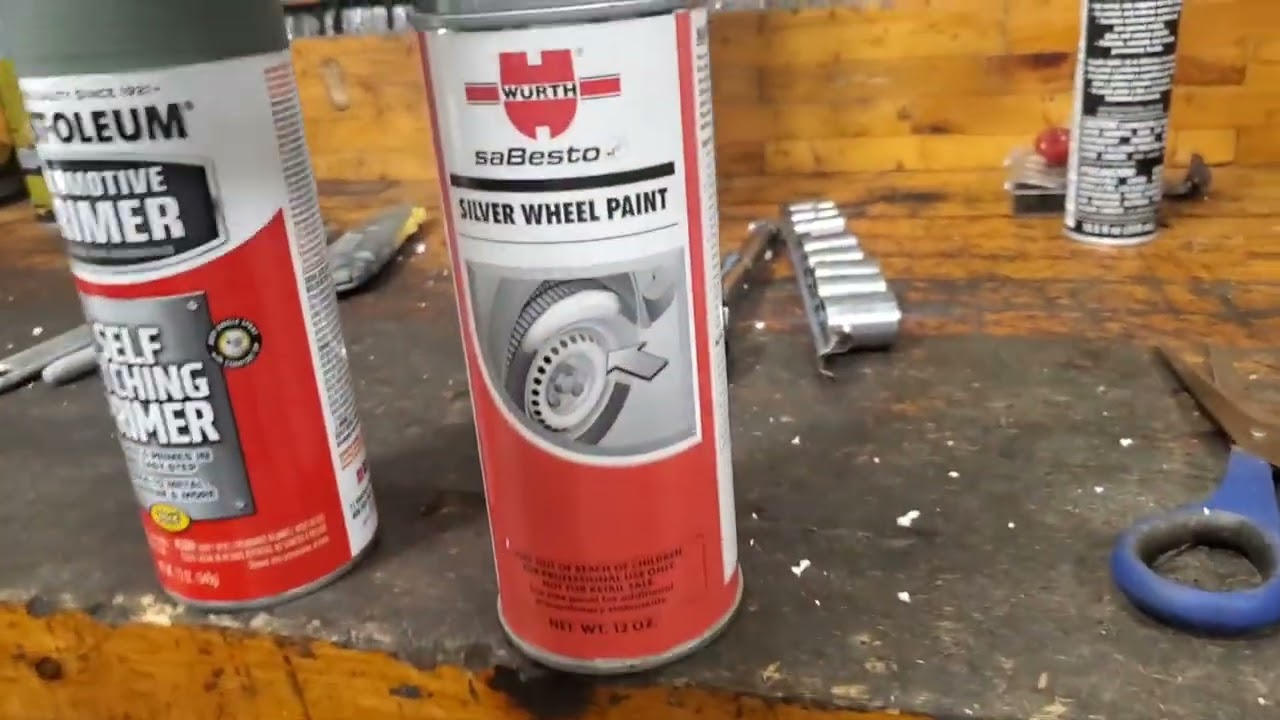 1975 Porsche 914 rescue EMPI wheel refurbishment