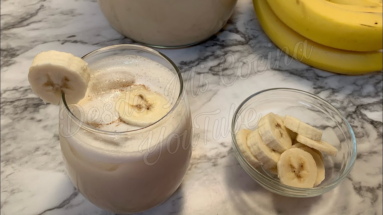 AGUA DE PLATANO -Cremosita- || DESDE MI COCINA by Lizzy