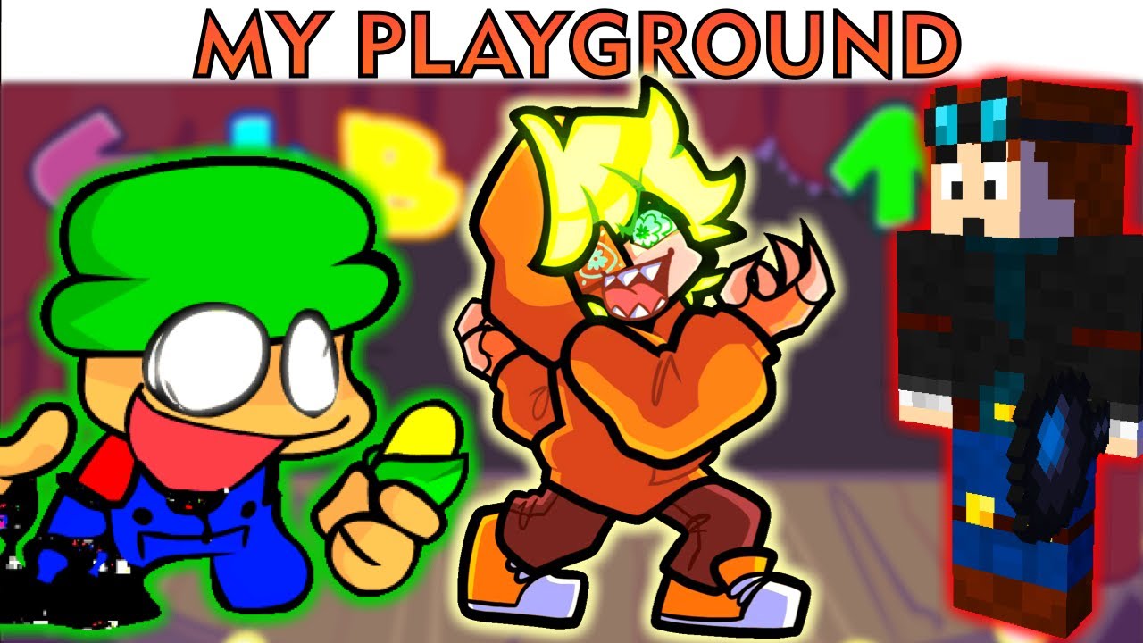 FNF Character Test | Gameplay VS My Playground | Minecraft, Bambi