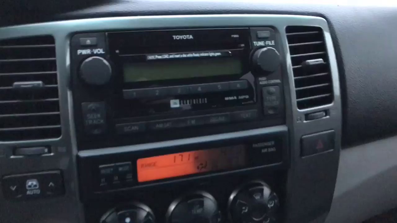 Toyota 4Runner LCD Screen Half Lit How To Fix