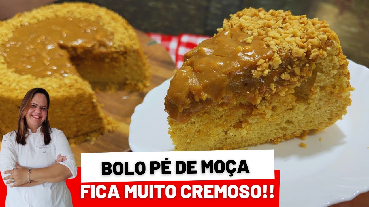 Bolo Pé de Moça - Especial Festa Junina