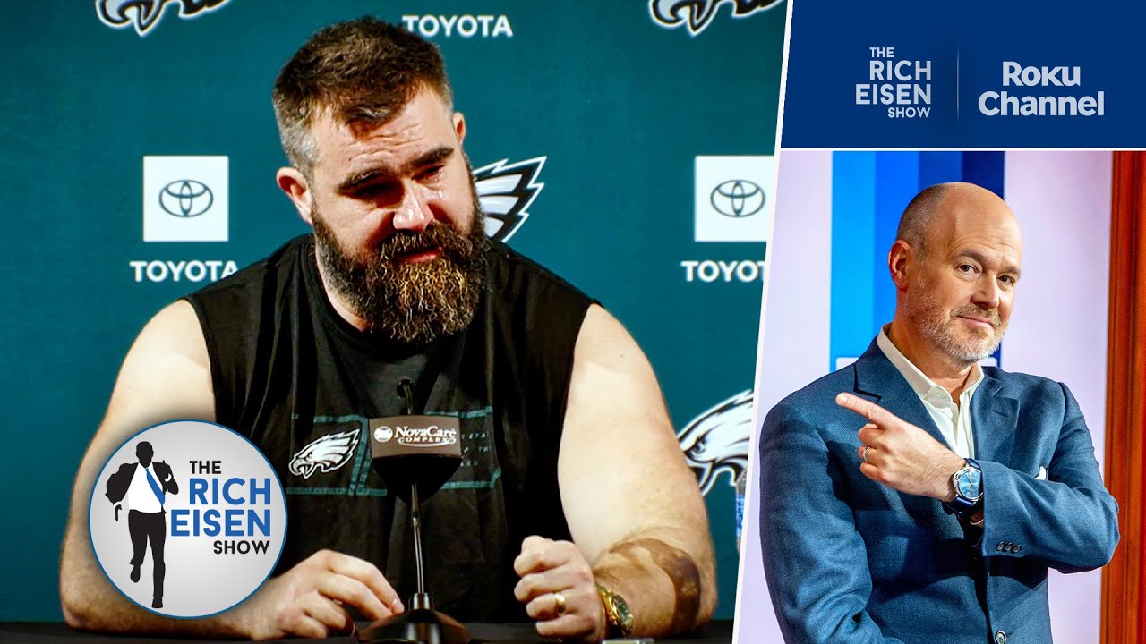 “Beautiful” - Rich Eisen Reacts to Jason Kelce’s Emotional Retirement Press Conference